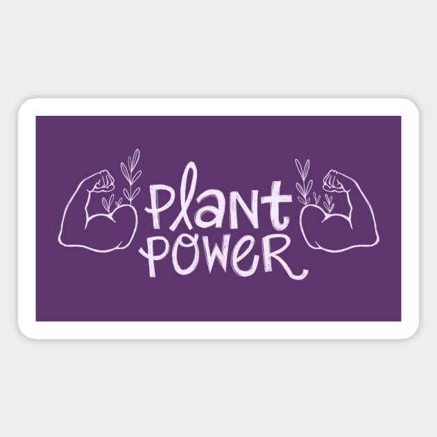 Plant Power Magnet by IllustratedActivist